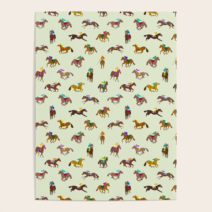 Off to the Horse Races (Mint) Poster Gallery Image 4