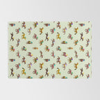 Off to the Horse Races (Mint) Rug Gallery Image 2