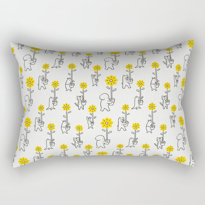 Seed of Hope (Pattern) Rectangular Pillow Gallery Image 1