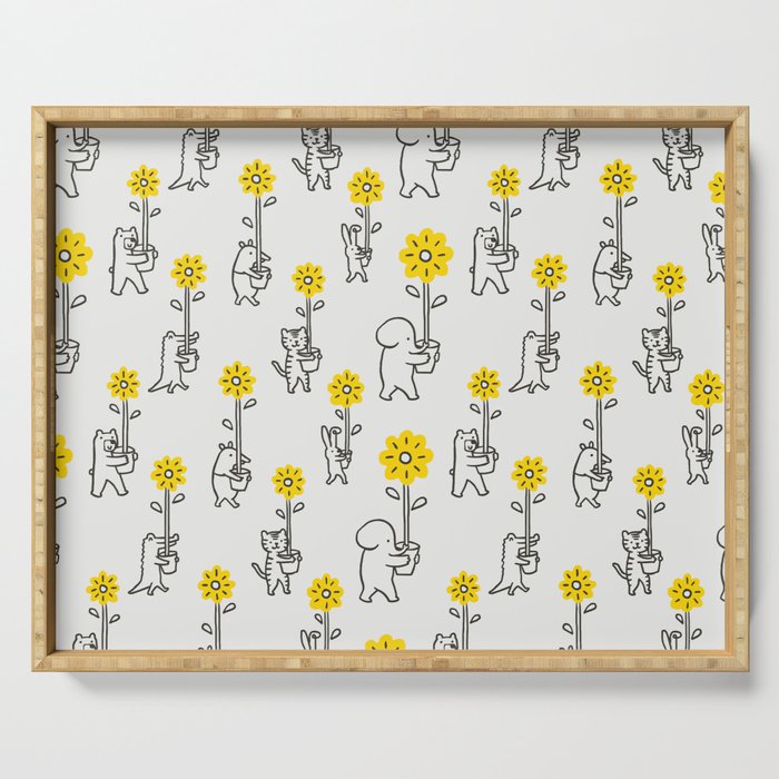 Seed of Hope (Pattern) Serving Tray Gallery Image 1