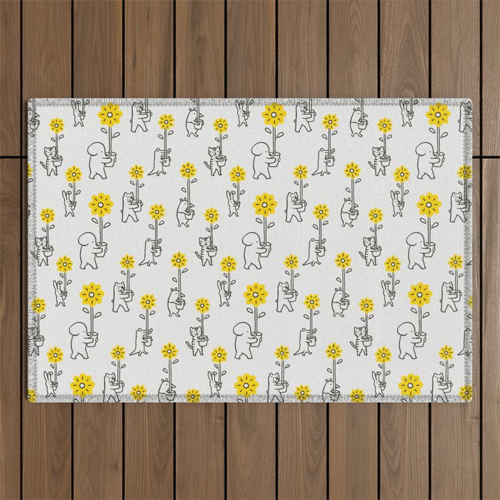 Seed of Hope (Pattern) Outdoor Rug Gallery Image 1