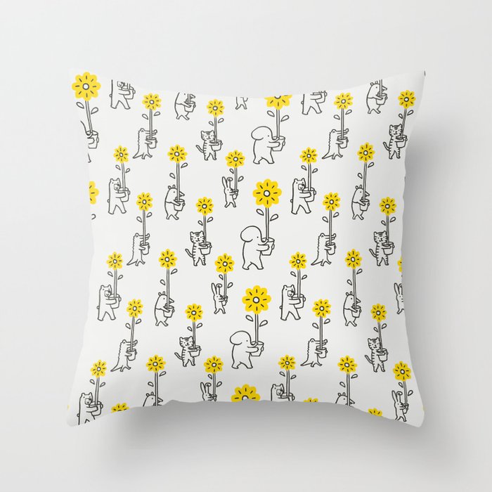 Seed of Hope (Pattern) Throw Pillow Gallery Image 6