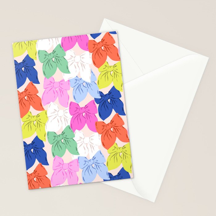 Rainbow bows Stationery Card Gallery Image 2