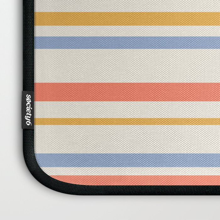 Classic Stripes XXIII - Retro Summer Laptop Sleeve Gallery Image 3