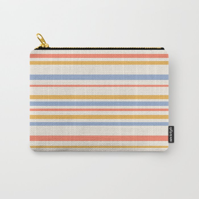 Classic Stripes XXIII - Retro Summer Carry All Pouch Gallery Image 1