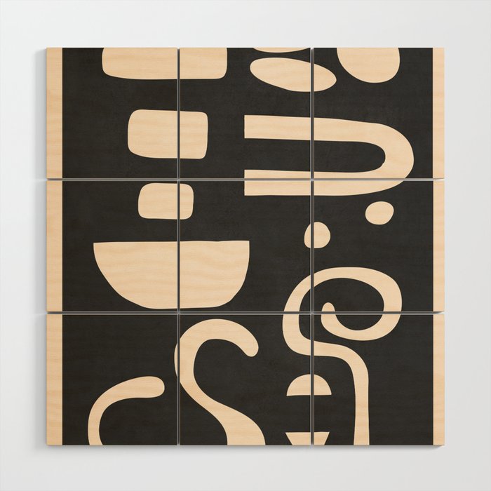 Soft Movement 3 Wood Wall Art Gallery Image 1