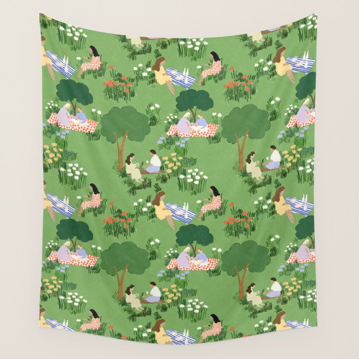 Picnic Wall Tapestry Gallery Image 4