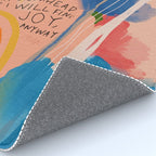 Find Joy. The Abstract Colorful Florals Rug Gallery Image 4
