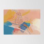 Find Joy. The Abstract Colorful Florals Rug Gallery Image 2