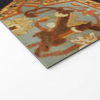 Mantes Antique Persian Animal Rug Print Welcome Mat Gallery Image 2