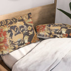 Mantes Antique Persian Animal Rug Print Pillow Sham Gallery Image 2