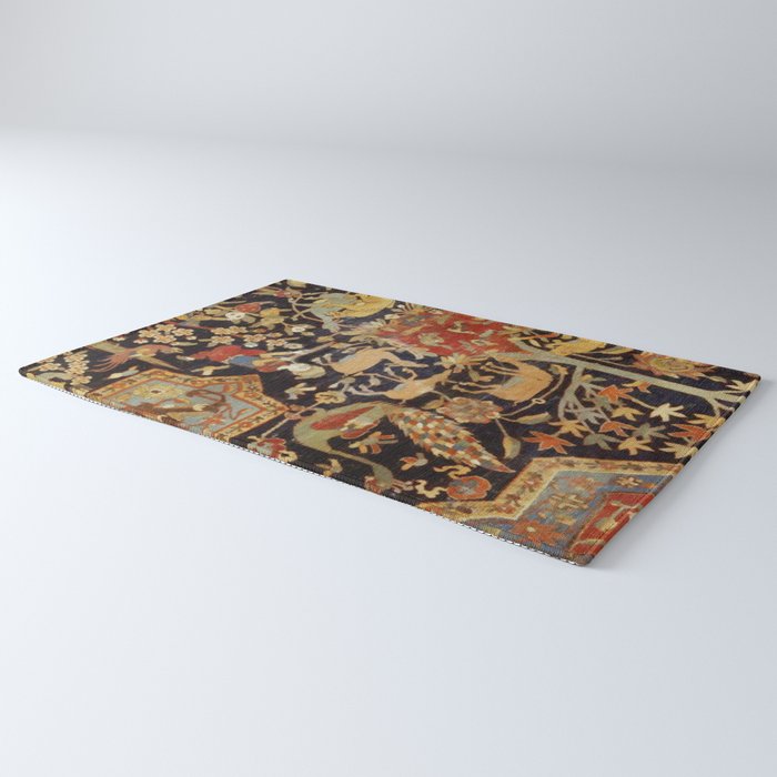 Mantes Antique Persian Animal Rug Print Rug Gallery Image 3