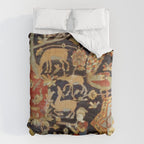 Mantes Antique Persian Animal Rug Print Comforter Gallery Image 6