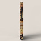 Mantes Antique Persian Animal Rug Print iPhone Case Gallery Image 2