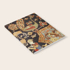 Mantes Antique Persian Animal Rug Print Notebook Gallery Image 2