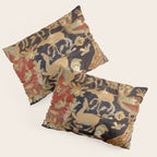 Mantes Antique Persian Animal Rug Print Pillow Sham Gallery Image 3