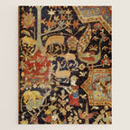 Mantes Antique Persian Animal Rug Print Jigsaw Puzzle Gallery Image 1