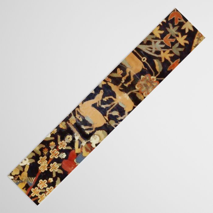 Mantes Antique Persian Animal Rug Print Table Runner Gallery Image 3