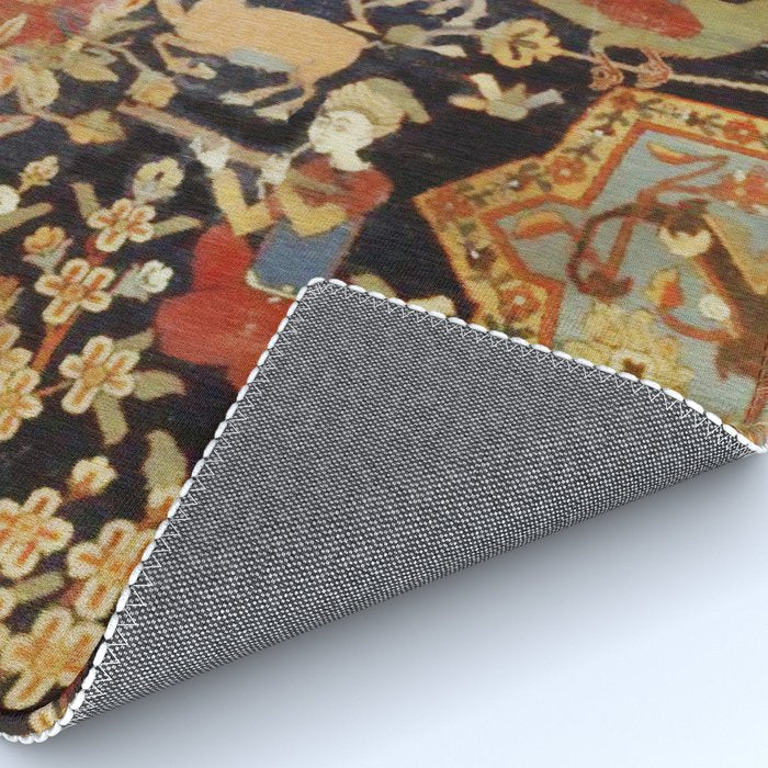 Mantes Antique Persian Animal Rug Print Rug Gallery Image 4