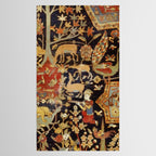 Mantes Antique Persian Animal Rug Print Tablecloth Gallery Image 2
