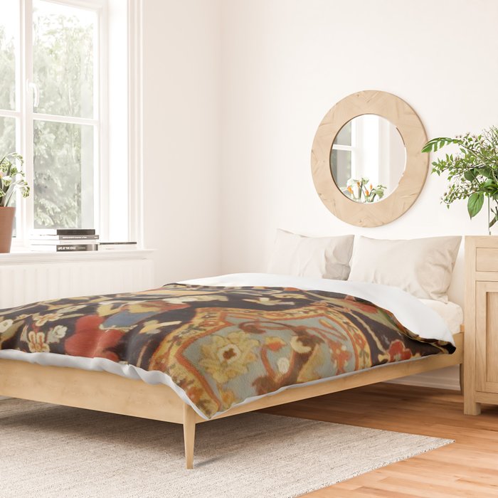 Mantes Antique Persian Animal Rug Print Duvet Cover Gallery Image 2