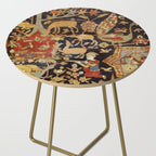 Mantes Antique Persian Animal Rug Print Side Table Gallery Image 2