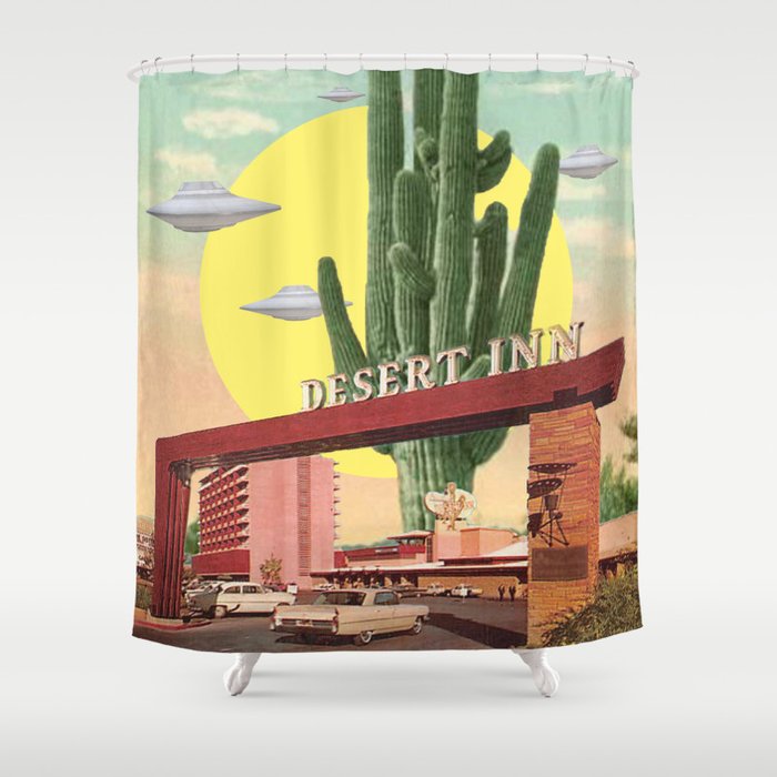 Desert Inn (UFO) Shower Curtain Gallery Image 1