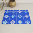 Talavera Mexican Tile - Blue Palette Rug Gallery Image 1