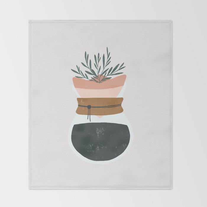 good coffee good life Throw Blanket Gallery Image 2