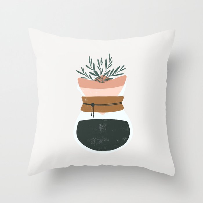good coffee good life Throw Pillow Gallery Image 6