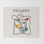 The Dream II | Pablo Picasso - Le Reve Throw Blanket Gallery Image 2