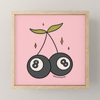 Cherry 8 Ball Mini Art Print Gallery Image 1