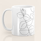Minimalistic Eucalyptus  Line Art Coffee Mug Gallery Image 3