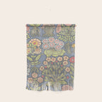Floral Botanical Mille Fleur Pattern Wall Hanging Gallery Image 1