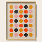 Retro Bauhaus Dots | 70s European Pattern Serving Tray Gallery Image 1