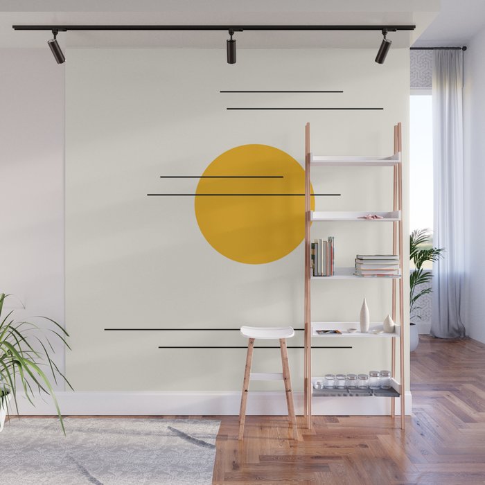 Minimal Sky Abstract XV Wall Mural Gallery Image 1