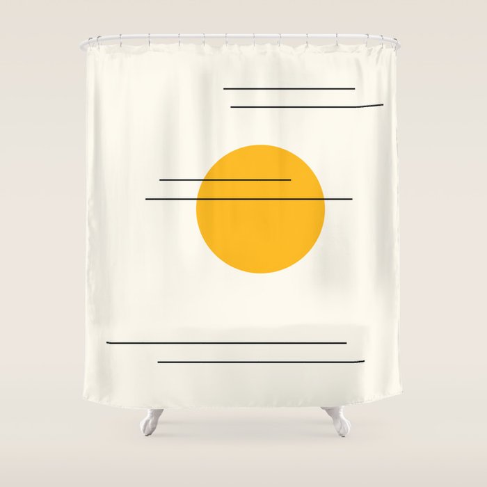 Minimal Sky Abstract XV Shower Curtain Gallery Image 1