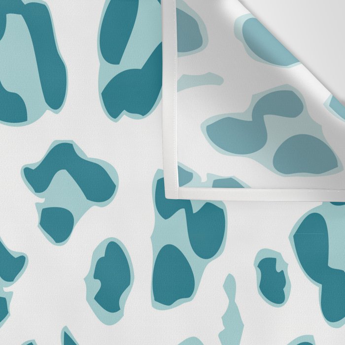 Blue Cheetah Print Wall Tapestry Gallery Image 3