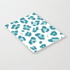 Blue Cheetah Print Notebook Gallery Image 3