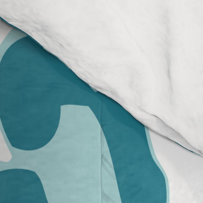 Blue Cheetah Print Comforter Gallery Image 4