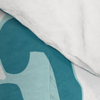 Blue Cheetah Print Comforter Gallery Image 4