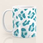Blue Cheetah Print Coffee Mug Gallery Image 3