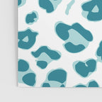 Blue Cheetah Print Poster Gallery Image 3