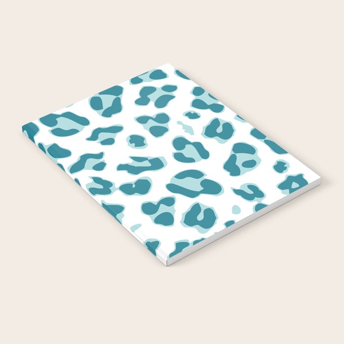 Blue Cheetah Print Notebook Gallery Image 2