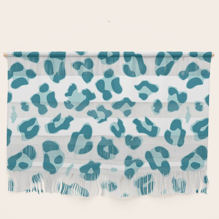 Blue Cheetah Print Wall Hanging Gallery Image 1