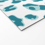 Blue Cheetah Print Welcome Mat Gallery Image 2