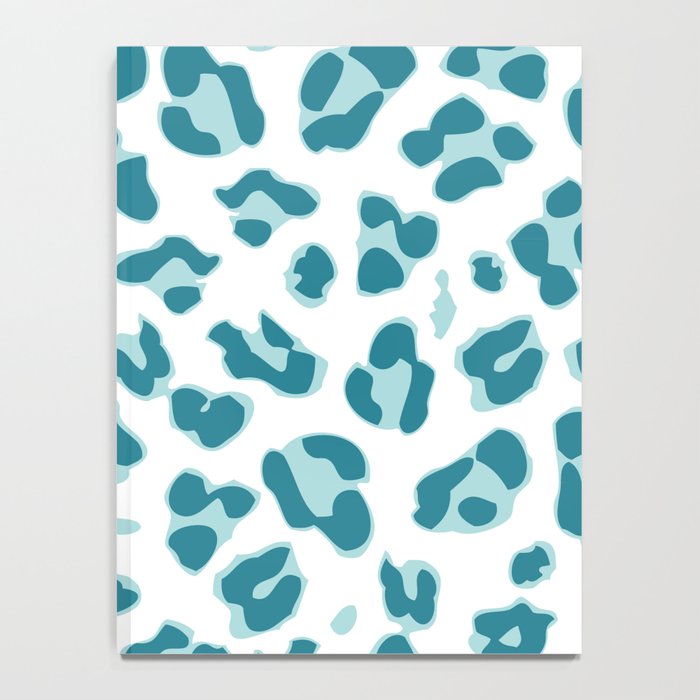 Blue Cheetah Print Notebook Gallery Image 4