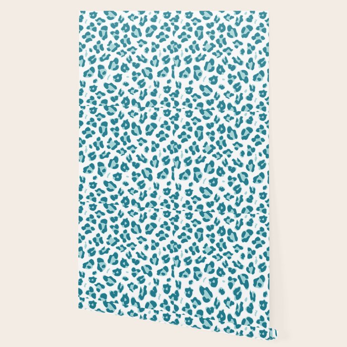 Blue Cheetah Print Wallpaper Gallery Image 2