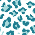 Blue Cheetah Print Coffee Mug Gallery Image 2
