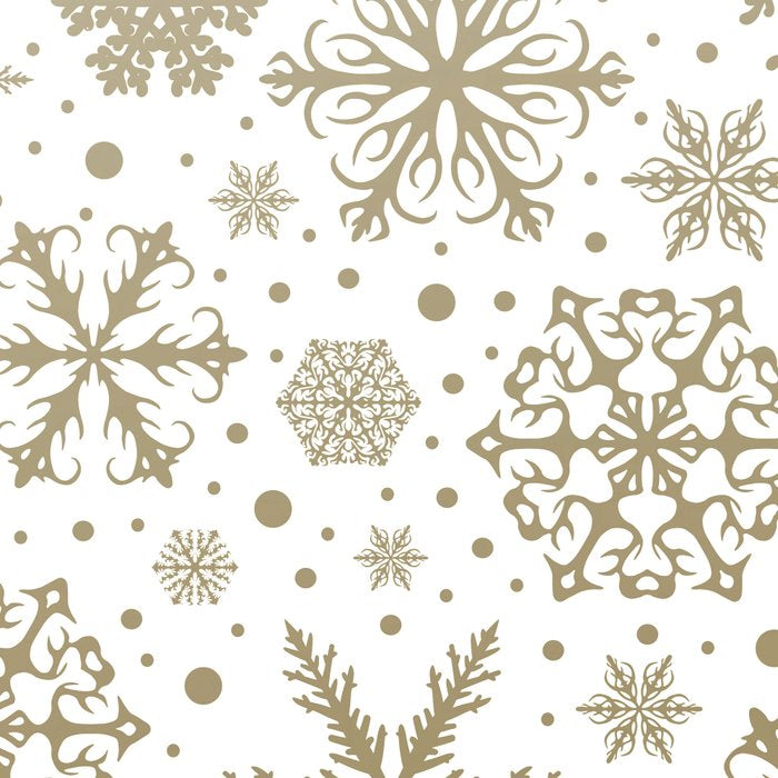 Christmas Snowflakes, Gold and White Coffee Mug Gallery Image 2